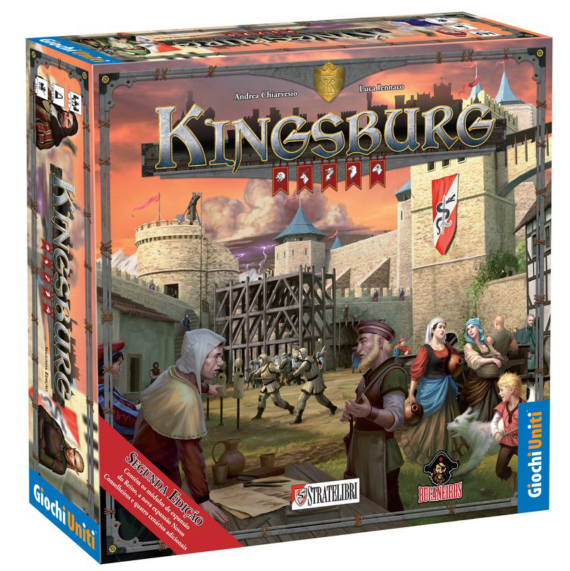 KINGSBURG Board Games Jogos de Tabuleiro Paladins Games Store