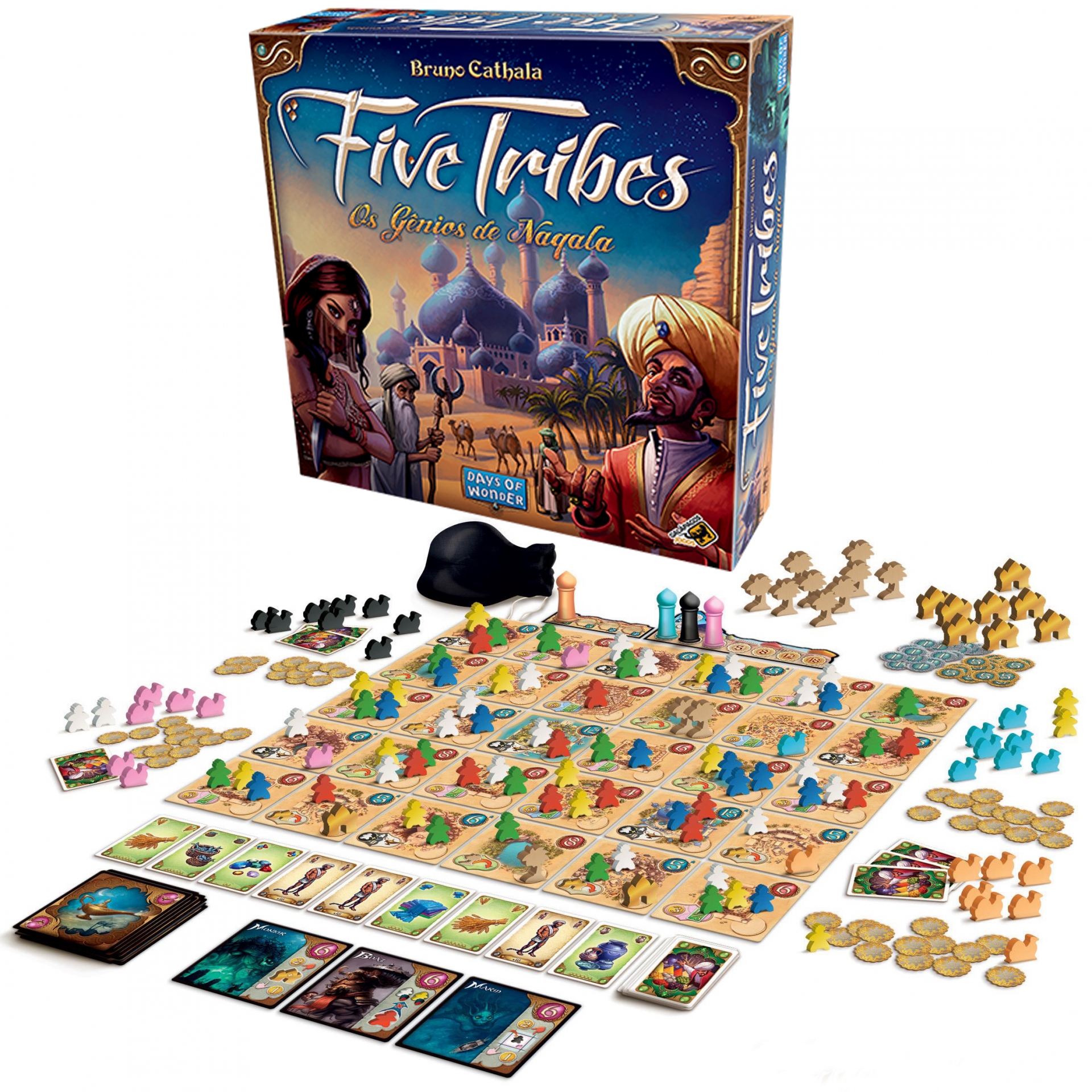 Sleeves 43,5×67,5 Mini Chimeuro (Catan – Five Tribes) – Walderes Jogos