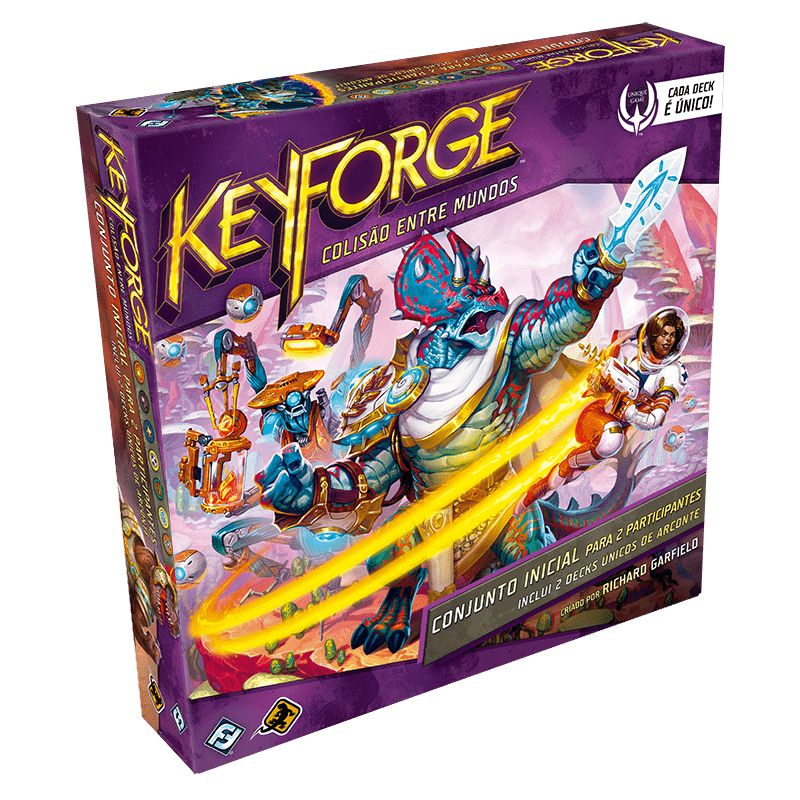 KEYFORGE COLISÃO ENTRE MUNDOS STARTER | GALÁPAGOS | Paladins Games