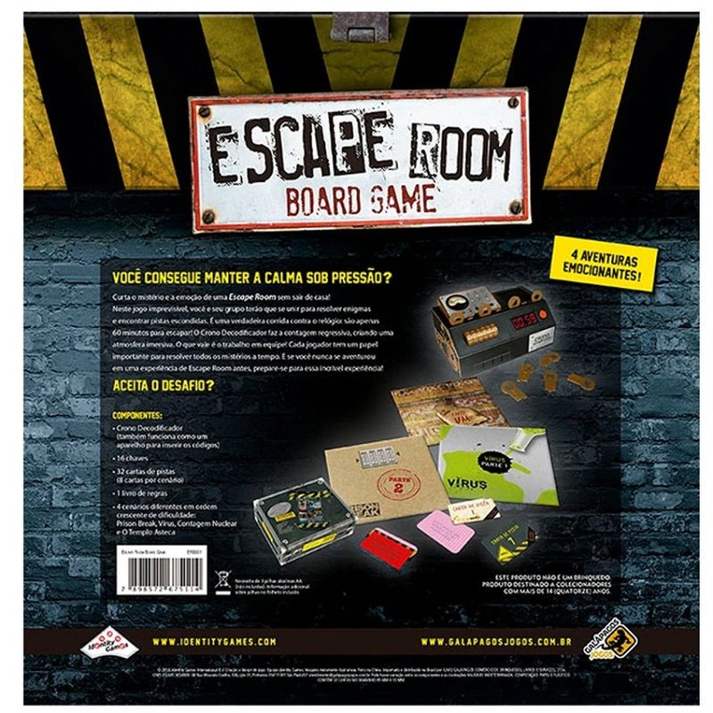 Como jogar ESCAPE ROOM: BOARD GAME! 