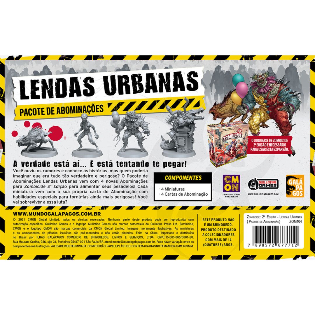 Zombicide: Urban Legends Abominations Pack 