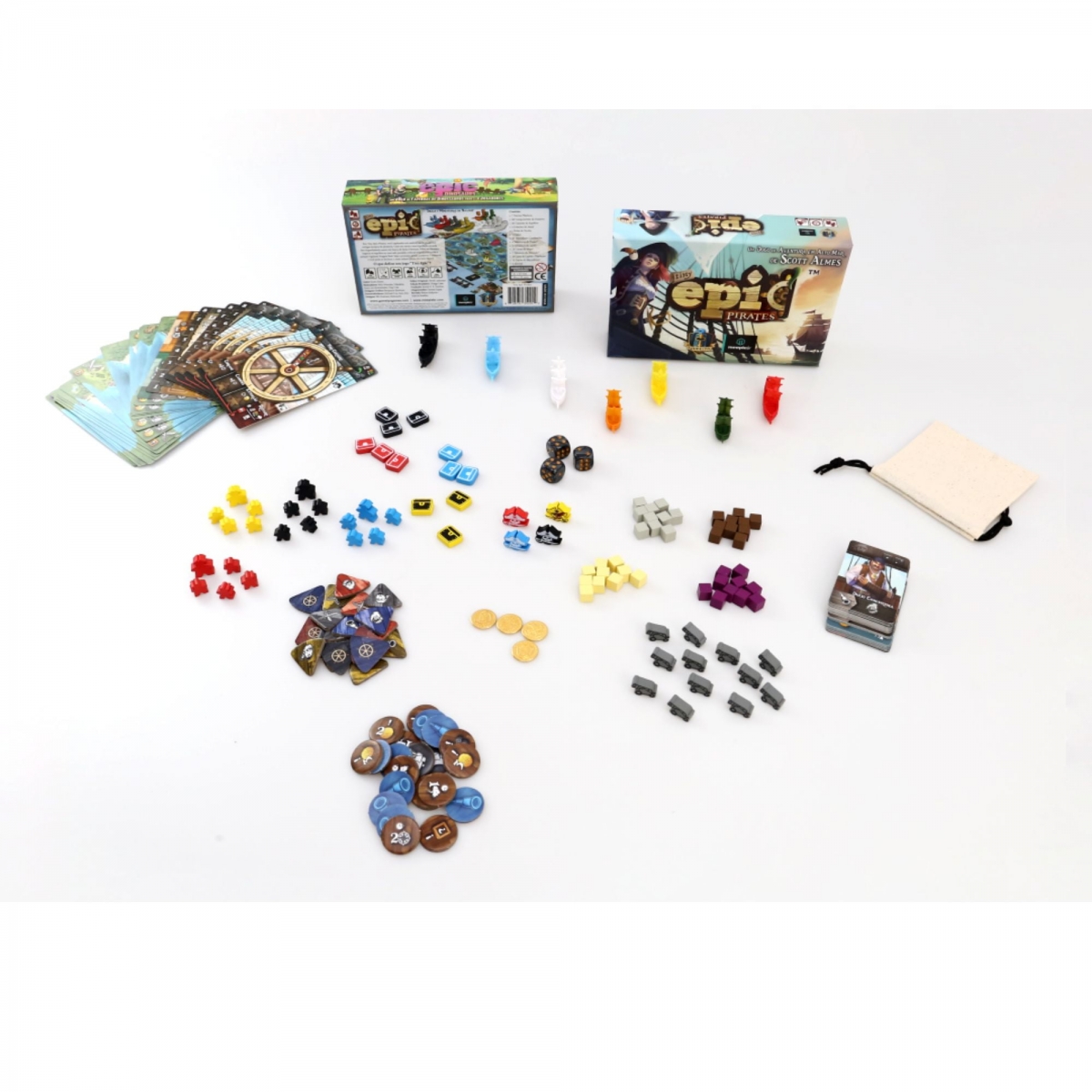 Tiny Epic Pirates Jogo de Tabuleiro Meeple BR