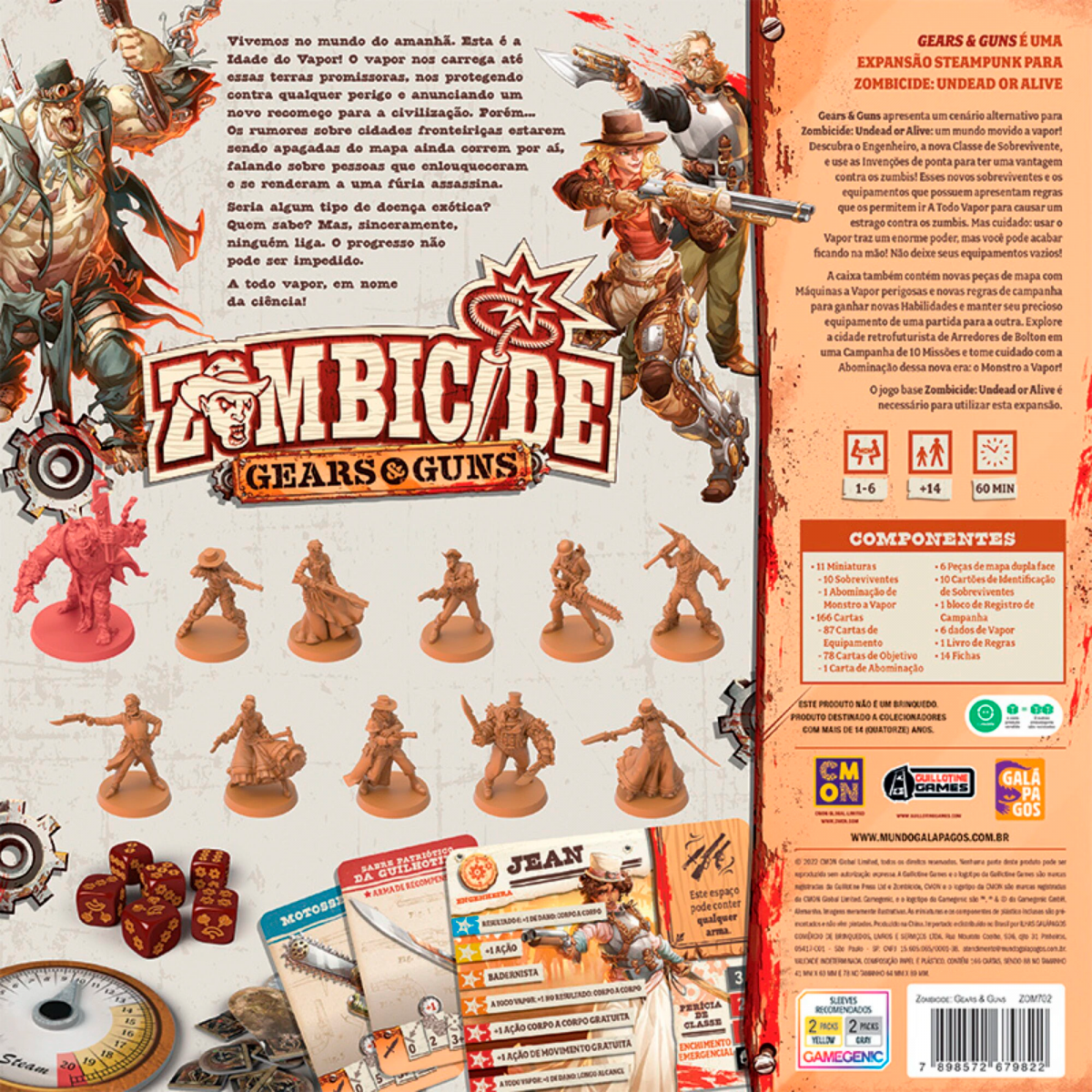 Zombicide: Undead or Alive - Gears e Guns (Expansão) | Board Games ...