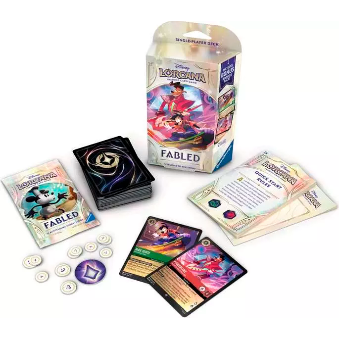 ロルカナ　MAX GOOF マックス　エンチャンテッド　英語版 DISNEY LORCANA: SET 9 STARTER DECK MAX GOOF E POWERLINE - INGLÊS