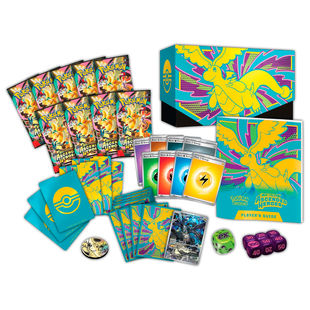 海外限定　ELITE TRAINER BOX ASCENDED HEROES POKEMON MEGA EVOLUTION - ASCENDED HEROES - ELITE TRAINER BOX