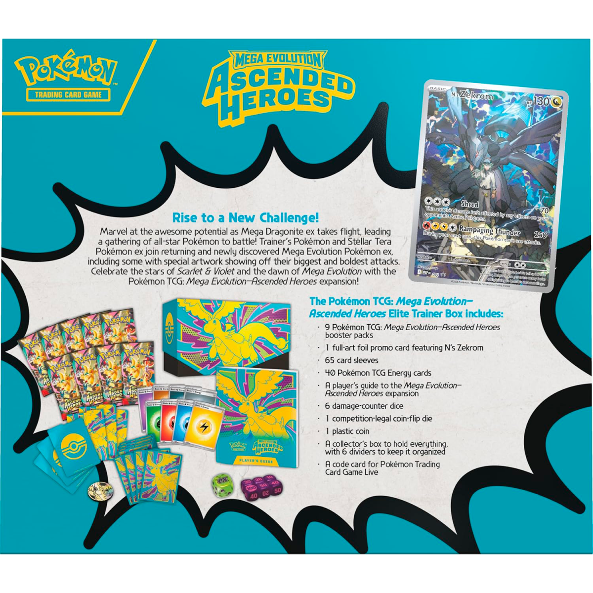 POKEMON MEGA EVOLUTION - ASCENDED HEROES - ELITE TRAINER BOX