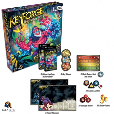 KEYFORGE MUTAÇÃO EM MASSA STARTER | Galapagos Jogos | Paladins Games Store
