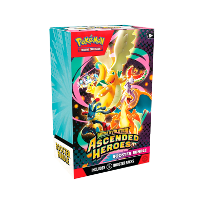 POKEMON MEGA EVOLUTION - ASCENDED HEROES - BOOSTER BUNDLE - INGLÊS