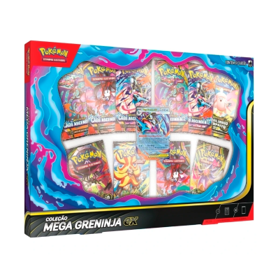 POKEMON BOX COLEÇÃO MEGA GRENINJA EX | Pokemon | Paladins Games Store