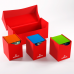 DECK BOX GAMEGENIC HOLDER TRIPLE DECK 300 XL VERMELHO