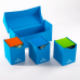 DECK BOX GAMEGENIC HOLDER TRIPLE DECK 300 XL AZUL