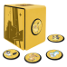 DECK BOX ULTRA PRO POKEMON SHIMMERING SKYLINE ALCOVE CLICK - PIKACHU