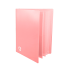 FICHARIO CENTRAL 3X3 BOLSOS ROSE